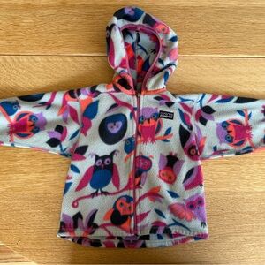 Patagonia, 2T Colorful Synchilla Fleece Owl jacket